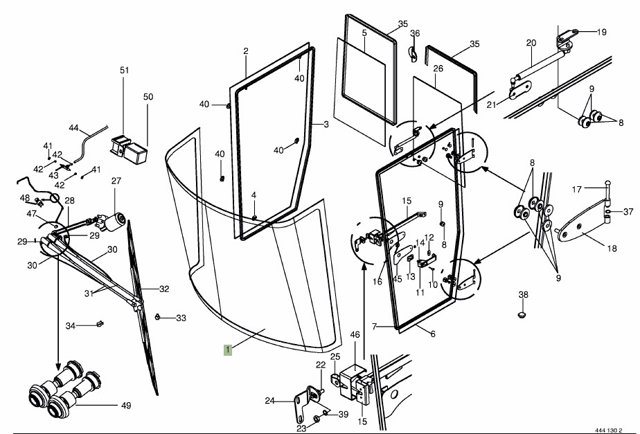 Krone Big M II - silnik wycieraczek 002204100 - Щетка стеклоочистителя для Сельскохозяйственной техники: фото 1 Krone Big M II - silnik wycieraczek 002204100 - Щетка стеклоочистителя для Сельскохозяйственной техники: фото 1