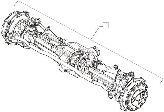 New Holland T6010 Most naped przedni 84180939 - Передняя ось для Сельскохозяйственной техники: фото 1 New Holland T6010 Most naped przedni 84180939 - Передняя ось для Сельскохозяйственной техники: фото 1