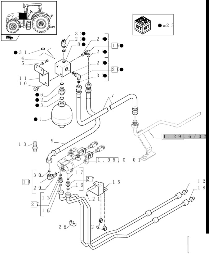New Holland T6010 Wspom ukl hamulcow 87351567 - Принадлежность тормозной системы для Тракторов: фото 1 New Holland T6010 Wspom ukl hamulcow 87351567 - Принадлежность тормозной системы для Тракторов: фото 1