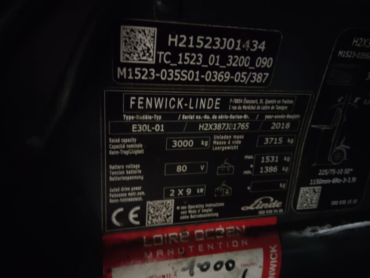 Linde E30L-01 - Электропогрузчик: фото 5 Linde E30L-01 - Электропогрузчик: фото 5