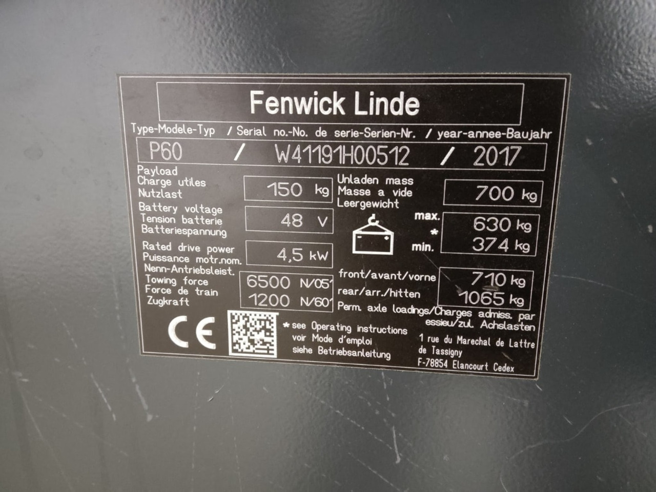 Linde P60 - Складской тягач: фото 5 Linde P60 - Складской тягач: фото 5