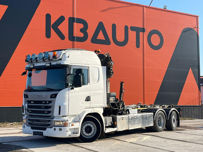 Scania G 420 6x2*4 Hiab 211 EP-5 HIPRO / Hiab XR 20T SL51 - Крюковой мультилифт, Автоманипулятор: фото 3 Scania G 420 6x2*4 Hiab 211 EP-5 HIPRO / Hiab XR 20T SL51 - Крюковой мультилифт, Автоманипулятор: фото 3