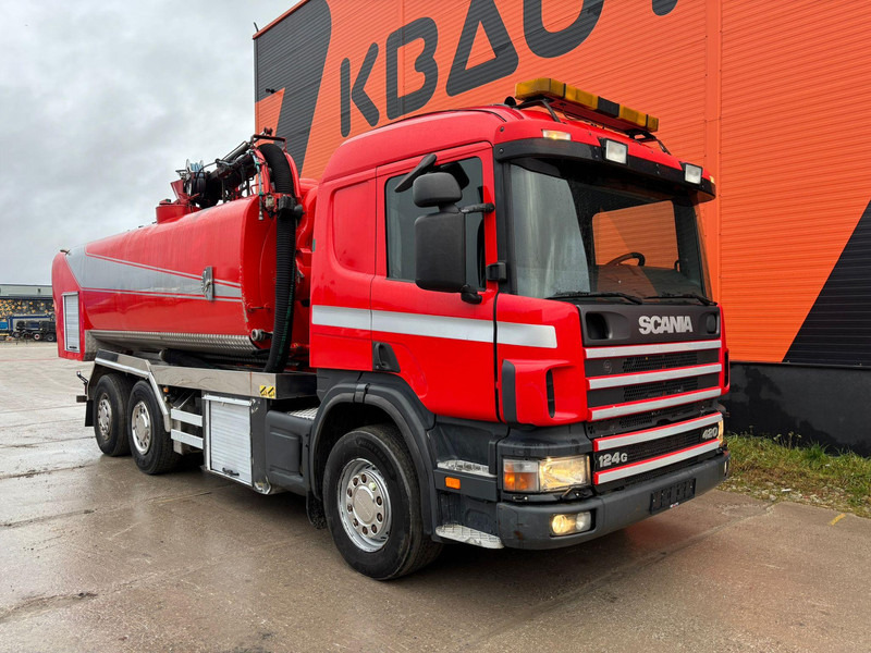 Scania P 124 6x2*4 KORP&SON / TANK 8000 l / VACUUM Wittig RFW260 / PRESSURE Uraca DK716 140 bar / 400 l/min - Ассенизатор: фото 3 Scania P 124 6x2*4 KORP&SON / TANK 8000 l / VACUUM Wittig RFW260 / PRESSURE Uraca DK716 140 bar / 400 l/min - Ассенизатор: фото 3