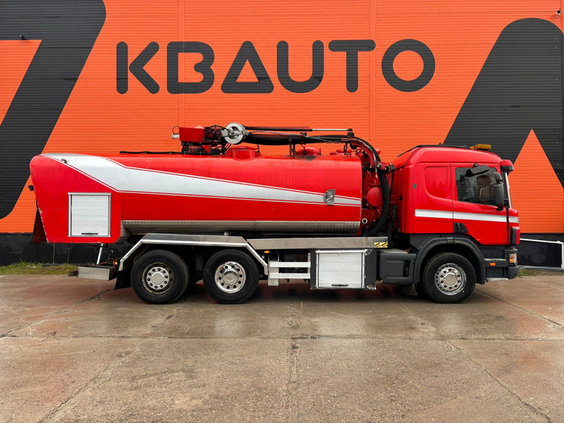 Scania P 124 6x2*4 KORP&SON / TANK 8000 l / VACUUM Wittig RFW260 / PRESSURE Uraca DK716 140 bar / 400 l/min - Ассенизатор: фото 4 Scania P 124 6x2*4 KORP&SON / TANK 8000 l / VACUUM Wittig RFW260 / PRESSURE Uraca DK716 140 bar / 400 l/min - Ассенизатор: фото 4