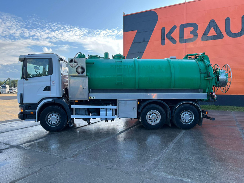 Ассенизатор Scania R 124 6x2*4 TANK 1500 I + 13000 l / VACUUM Moro PM200 year 2015 / PRESSURE Pratissoli 500 bar / 200 l/min: фото 7
