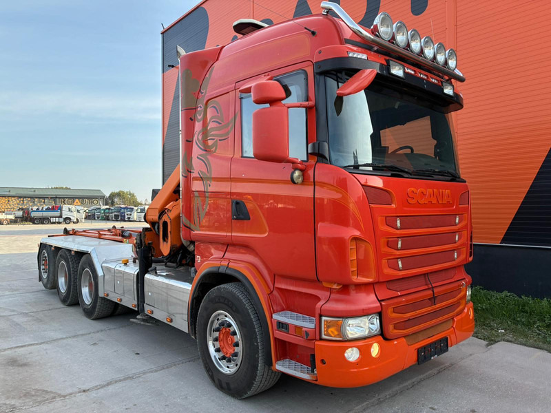 Scania R 480 8X4*4 HIAB 288E-6 HIPRO / HOOK LIFT JOAB L 17 ton L=5200 mm - Крюковой мультилифт, Автоманипулятор: фото 4 Scania R 480 8X4*4 HIAB 288E-6 HIPRO / HOOK LIFT JOAB L 17 ton L=5200 mm - Крюковой мультилифт, Автоманипулятор: фото 4