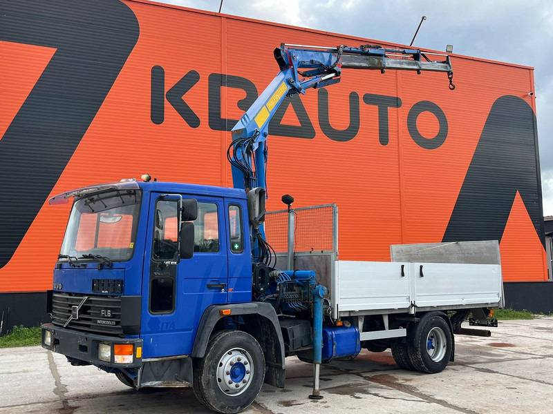 Volvo FL 608 4x2 PK 8200 / BOX L=4249 mm - Грузовик бортовой/ Платформа, Автоманипулятор: фото 1 Volvo FL 608 4x2 PK 8200 / BOX L=4249 mm - Грузовик бортовой/ Платформа, Автоманипулятор: фото 1