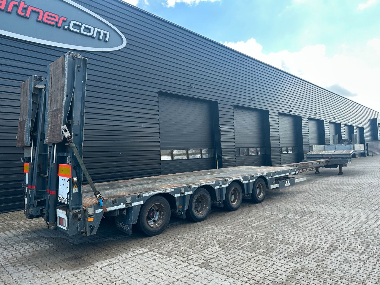 Низкорамный полуприцеп Nooteboom 4 achs Tieflader / Rampen / Ausziehbar: фото 11