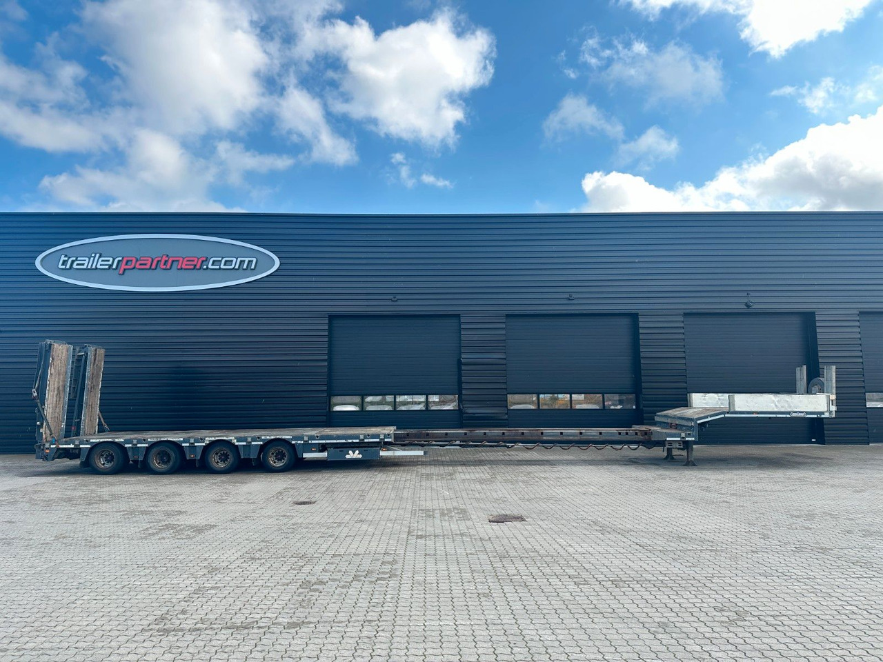 Низкорамный полуприцеп Nooteboom 4 achs Tieflader / Rampen / Ausziehbar: фото 9