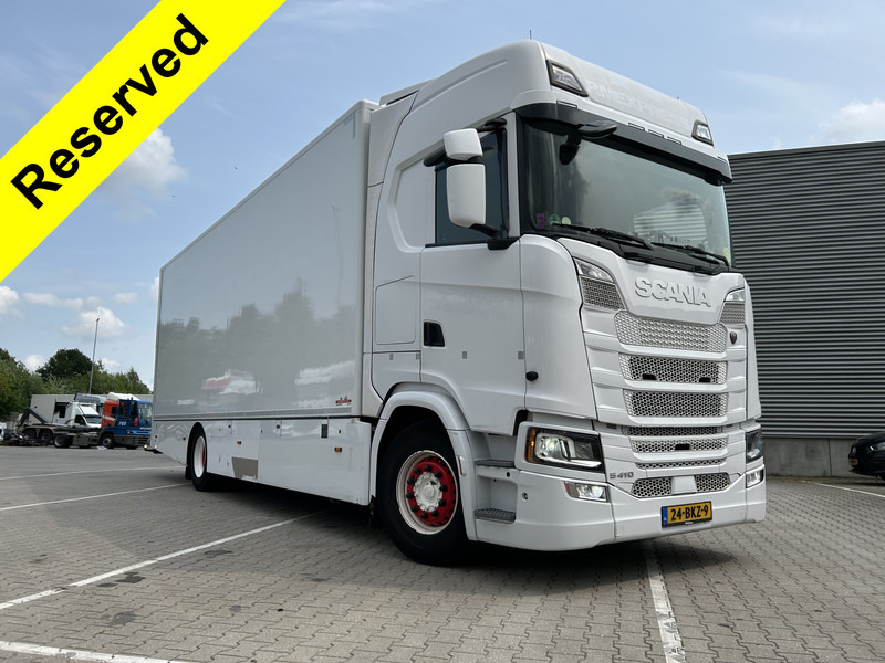 Scania S410 Highline / 491 dkm / Box 8.1 mtr / Laadklep 3000 kg - Грузовик с закрытым кузовом: фото 1 Scania S410 Highline / 491 dkm / Box 8.1 mtr / Laadklep 3000 kg - Грузовик с закрытым кузовом: фото 1