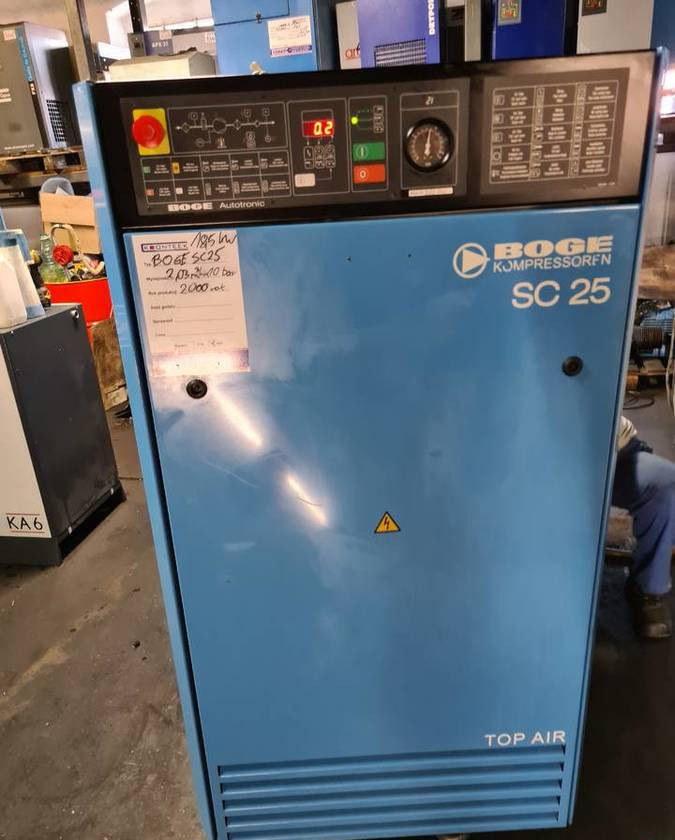 Sprężarka tłokowa BOGE SC 25, 18,5 kw - Воздушный компрессор: фото 2 Sprężarka tłokowa BOGE SC 25, 18,5 kw - Воздушный компрессор: фото 2