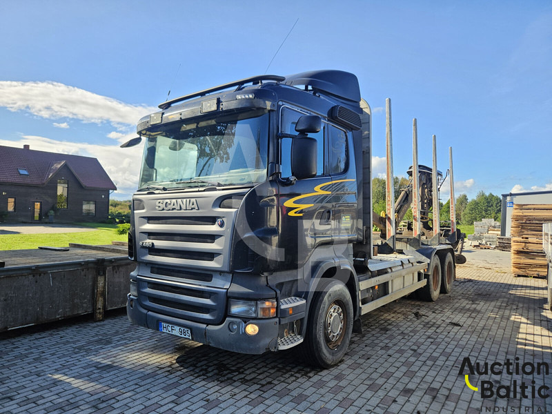 Scania R 480 LA - Лесной прицеп: фото 1 Scania R 480 LA - Лесной прицеп: фото 1