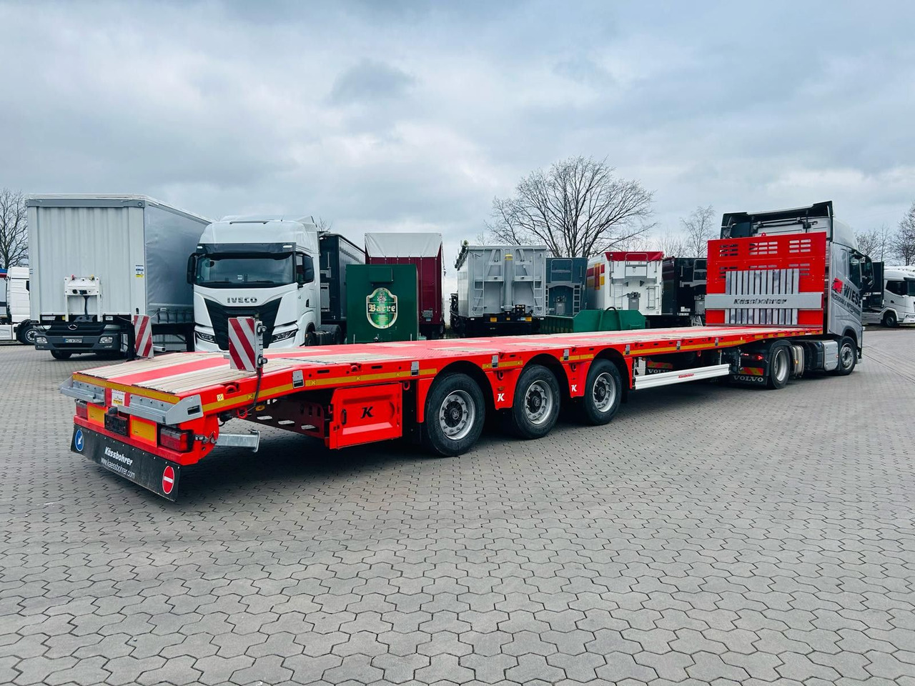 Kässbohrer SPS Mega Schwerlast Plattform - Полуприцеп бортовой/ Платформа: фото 2 Kässbohrer SPS Mega Schwerlast Plattform - Полуприцеп бортовой/ Платформа: фото 2