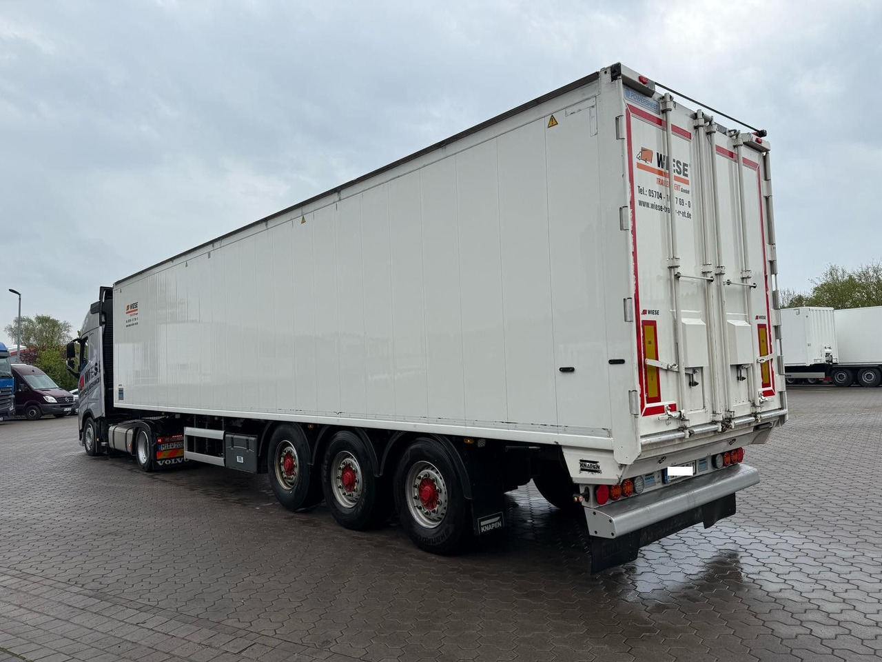 Knapen K100 Schubboden 71 m³ Powersheet Lenkachse Agrar - Полуприцеп с подвижным полом: фото 4 Knapen K100 Schubboden 71 m³ Powersheet Lenkachse Agrar - Полуприцеп с подвижным полом: фото 4
