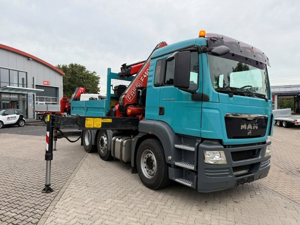 MAN TGS 26.400 6x2 Pritsche mit Fassi F450 Frontkran - Грузовик бортовой/ Платформа, Автоманипулятор: фото 4 MAN TGS 26.400 6x2 Pritsche mit Fassi F450 Frontkran - Грузовик бортовой/ Платформа, Автоманипулятор: фото 4