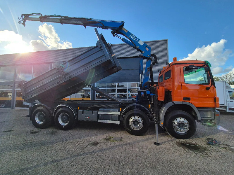 Mercedes-Benz Actros 3241 8X4 Containersysteem/ 20T HMF crane/ Manual - Крюковой мультилифт, Автоманипулятор: фото 2 Mercedes-Benz Actros 3241 8X4 Containersysteem/ 20T HMF crane/ Manual - Крюковой мультилифт, Автоманипулятор: фото 2
