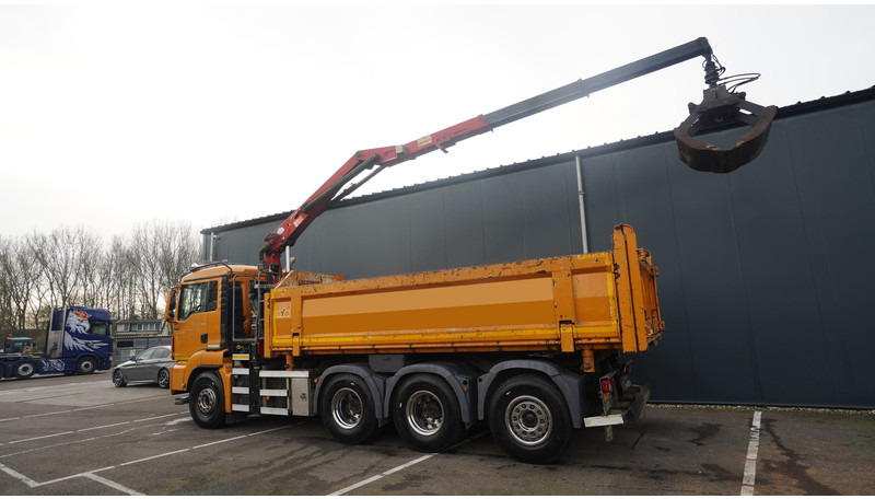 MAN TGS 35-440 8X4 2 SIDE TIPPER WITH HMF Z 1943 CRANE 415.000KM - Автоманипулятор: фото 4 MAN TGS 35-440 8X4 2 SIDE TIPPER WITH HMF Z 1943 CRANE 415.000KM - Автоманипулятор: фото 4
