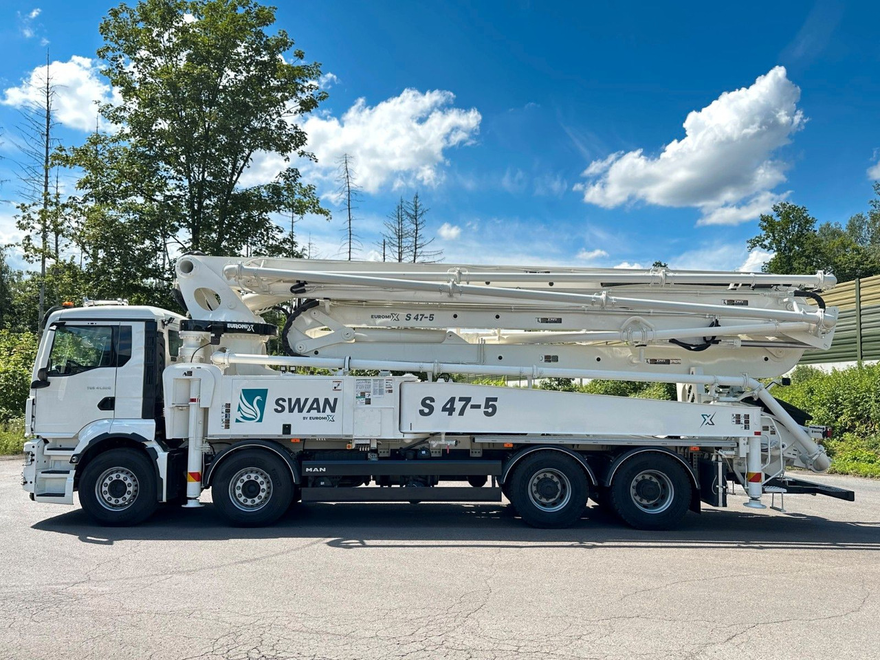 MAN TGS 41.520 8x4 SWAN TSP 47-5 160RZ ( 47m ) - Автобетоносмеситель: фото 3 MAN TGS 41.520 8x4 SWAN TSP 47-5 160RZ ( 47m ) - Автобетоносмеситель: фото 3