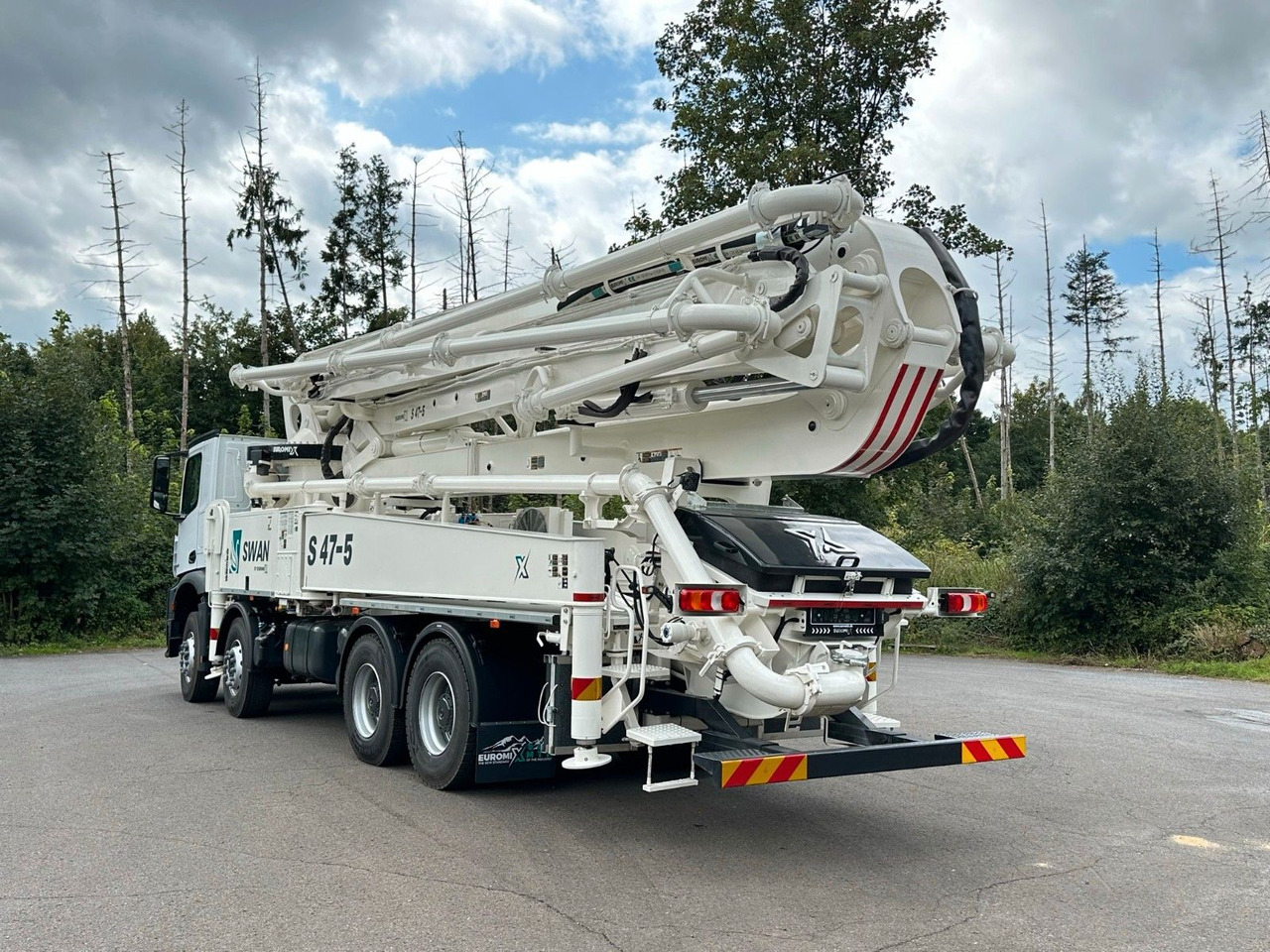 Mercedes-Benz Arocs 5 4142 8x4 SWAN TSP 47-5 160RZ ( 47m ) - Автобетононасос: фото 5 Mercedes-Benz Arocs 5 4142 8x4 SWAN TSP 47-5 160RZ ( 47m ) - Автобетононасос: фото 5