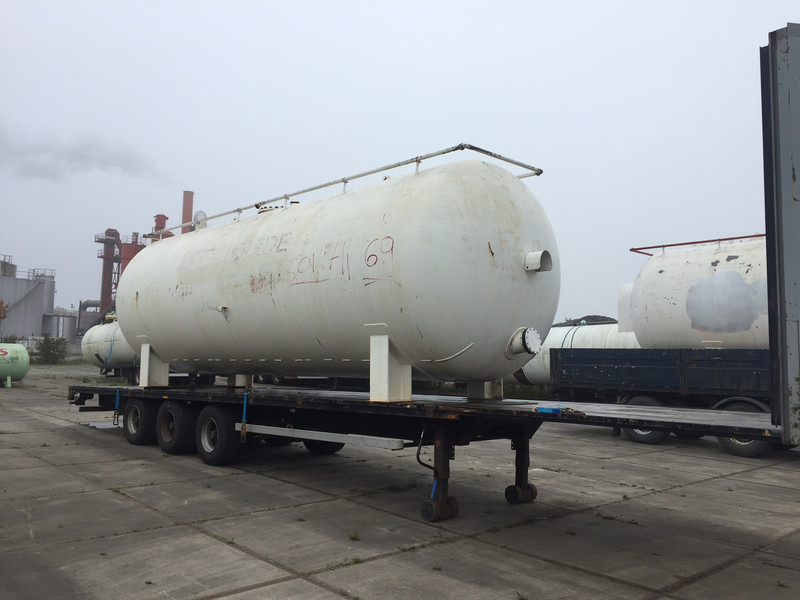Van Hool Open flatbed trailer Stationary tank 50m3 - Gas, Gaz, LPG, GPL, Propane, Butane ID 1.1 - Полуприцеп-цистерна: фото 1 Van Hool Open flatbed trailer Stationary tank 50m3 - Gas, Gaz, LPG, GPL, Propane, Butane ID 1.1 - Полуприцеп-цистерна: фото 1