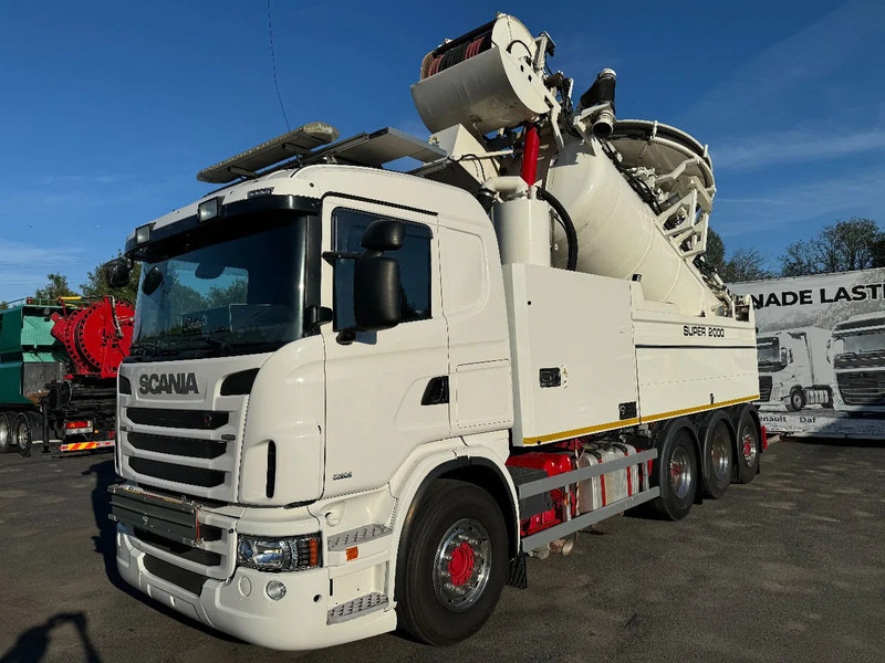 Scania R480 8x4, Wiedemann Super 2000 (10+6m3) + Recycler, Euro 6, 2013 - Ассенизатор: фото 4 Scania R480 8x4, Wiedemann Super 2000 (10+6m3) + Recycler, Euro 6, 2013 - Ассенизатор: фото 4