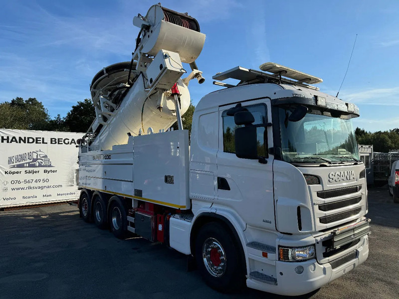 Scania R480 8x4, Wiedemann Super 2000 (10+6m3) + Recycler, Euro 6, 2013 - Ассенизатор: фото 1 Scania R480 8x4, Wiedemann Super 2000 (10+6m3) + Recycler, Euro 6, 2013 - Ассенизатор: фото 1