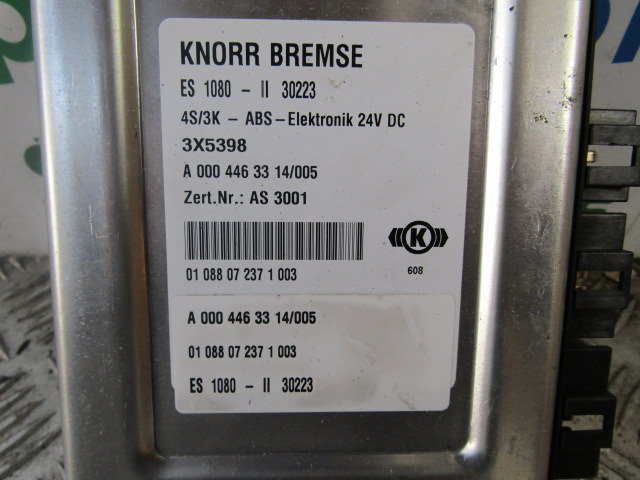 MERCEDES ATEGO ABS/ESR ECU P/NO A000 446 3314 - Блок управления для Грузовиков: фото 2 MERCEDES ATEGO ABS/ESR ECU P/NO A000 446 3314 - Блок управления для Грузовиков: фото 2