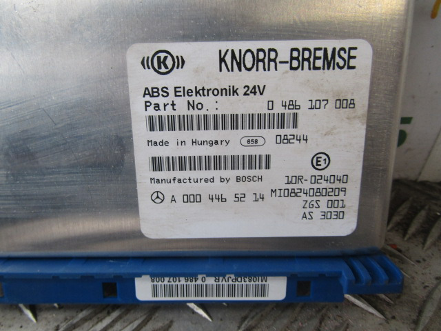 MERCEDES AXOR ABS ECU P/NO A000 446 52 14 - Блок управления для Грузовиков: фото 2 MERCEDES AXOR ABS ECU P/NO A000 446 52 14 - Блок управления для Грузовиков: фото 2