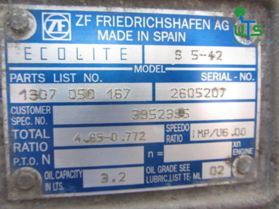 VOLVO FLC 7.5TON 5 SPEED GEARBOX TYPE S5.42 - Коробка передач для Грузовиков: фото 2 VOLVO FLC 7.5TON 5 SPEED GEARBOX TYPE S5.42 - Коробка передач для Грузовиков: фото 2