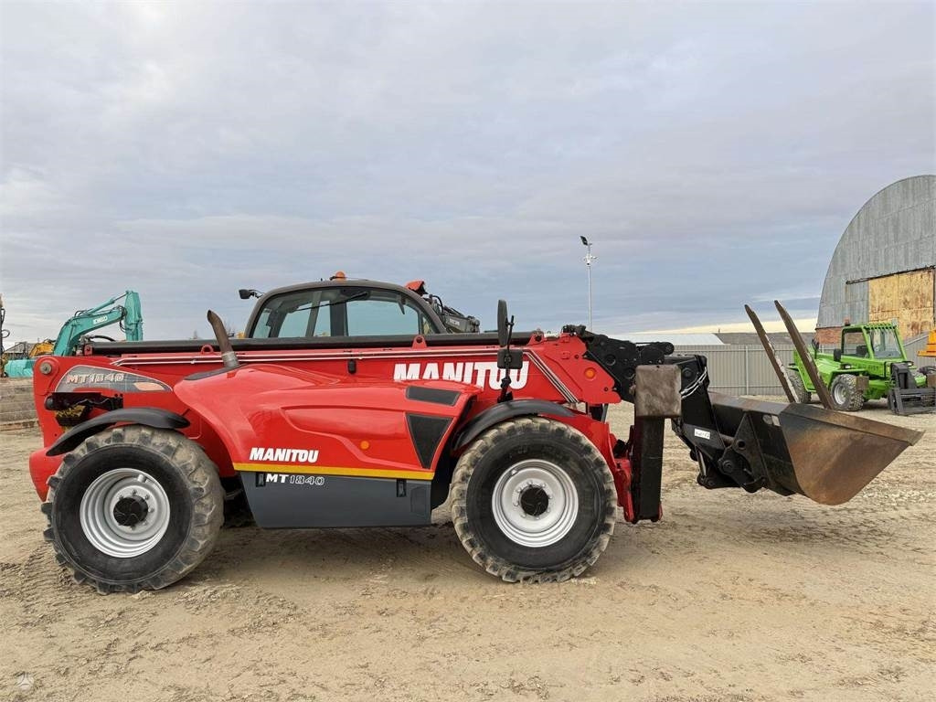 Телескопический погрузчик Manitou MT 1840 bucket + forks: фото 7