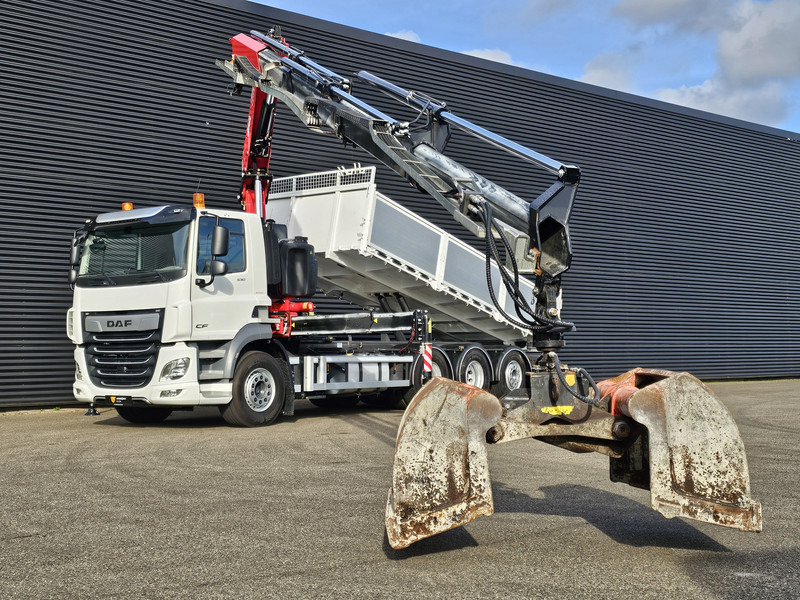 Крюковой мультилифт, Автоманипулятор DAF CF 530 8x4-4 / FASSI 27.5 t/m CRANE + TIPPER: фото 6