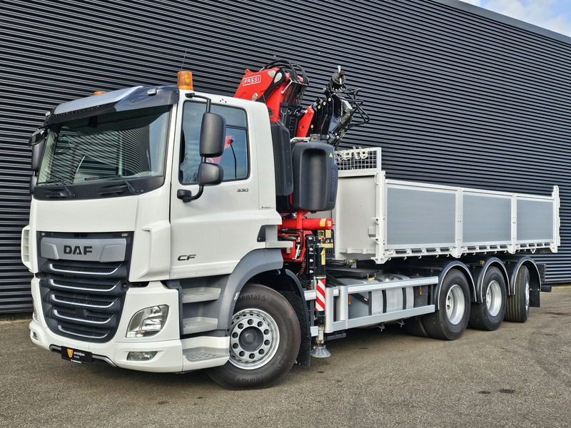 Крюковой мультилифт, Автоманипулятор DAF CF 530 8x4-4 / FASSI 27.5 t/m CRANE + TIPPER: фото 11