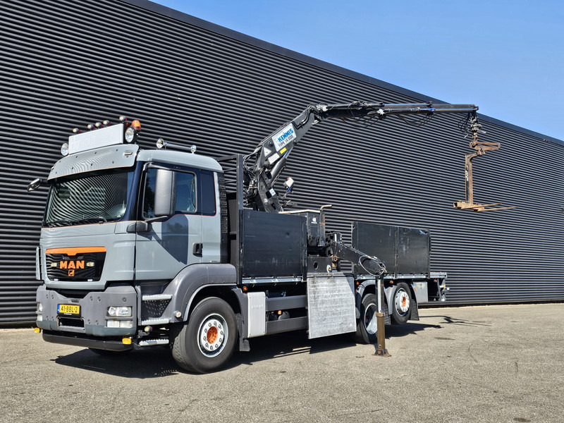 MAN TGS 26.360 / 6X2-4 BL / KENNIS ROLLER CRANE / KRAN - Грузовик бортовой/ Платформа, Автоманипулятор: фото 1 MAN TGS 26.360 / 6X2-4 BL / KENNIS ROLLER CRANE / KRAN - Грузовик бортовой/ Платформа, Автоманипулятор: фото 1