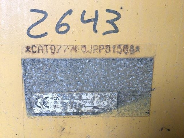 CAT 777F - Карьерный самосвал: фото 5 CAT 777F - Карьерный самосвал: фото 5