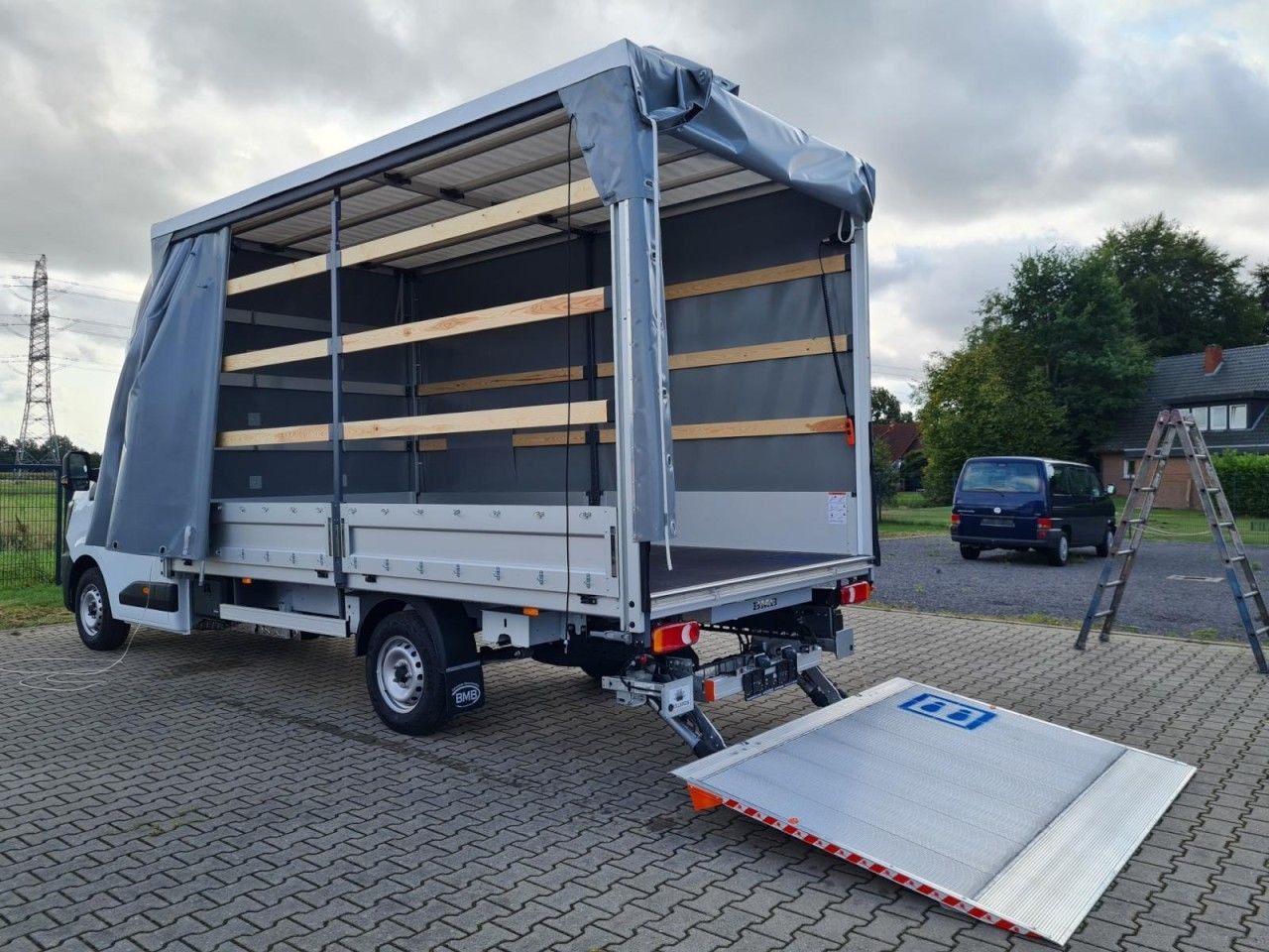 Тентованный фургон Renault Master Pritsche 2x Schiebe Plane Schlafkab LBW: фото 6