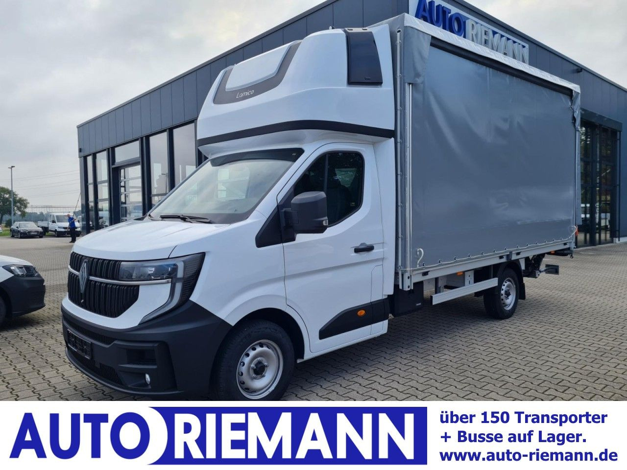 Renault Master Pritsche Schiebe Plane Schlafkab LBW Luft - Тентованный фургон: фото 1 Renault Master Pritsche Schiebe Plane Schlafkab LBW Luft - Тентованный фургон: фото 1