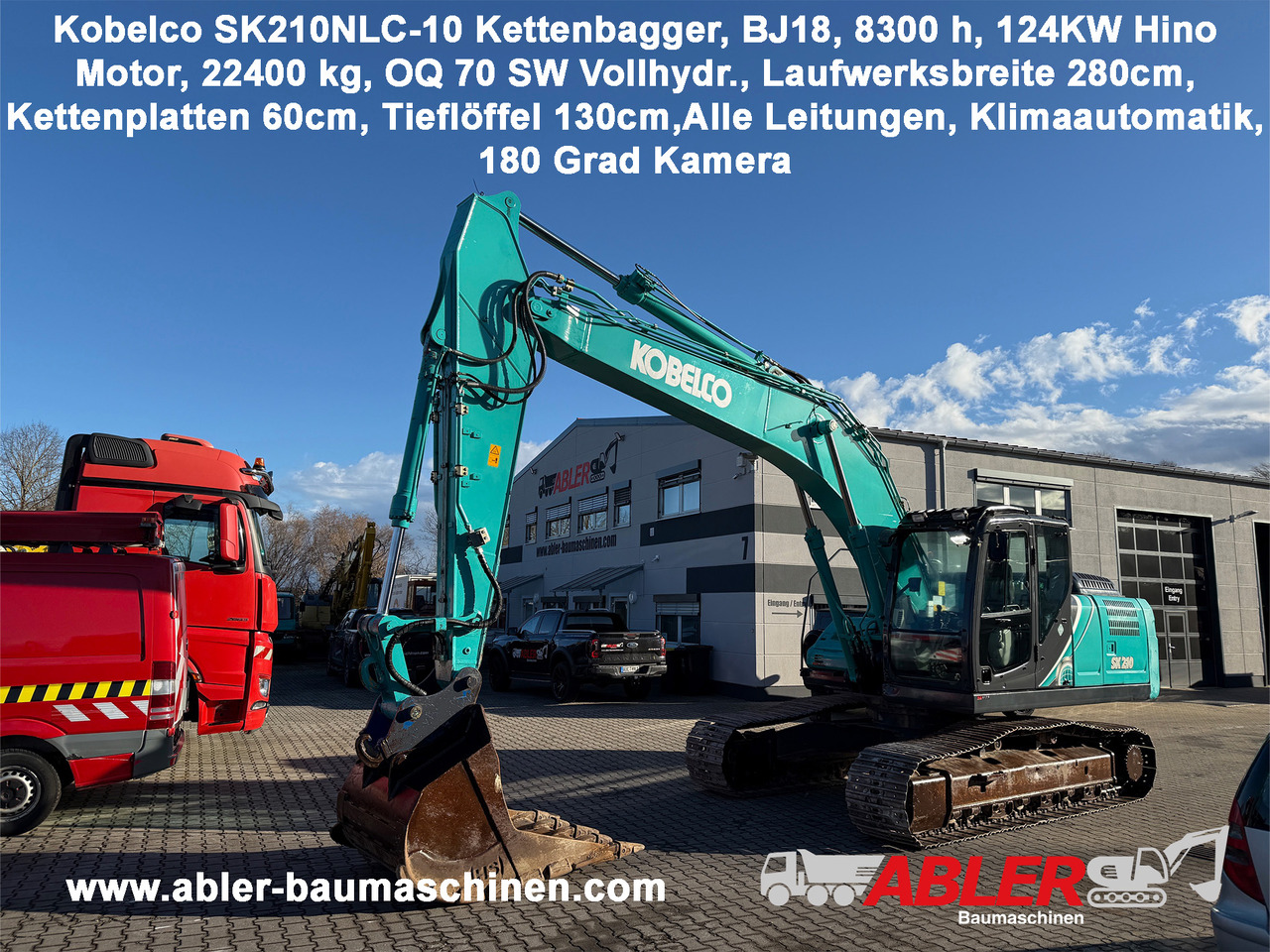 Kobelco SK210 NLC-10 Kettenbagger Oilquick Klima - Гусеничный экскаватор: фото 1 Kobelco SK210 NLC-10 Kettenbagger Oilquick Klima - Гусеничный экскаватор: фото 1