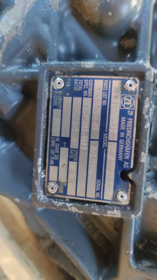 ZF 16s2221 MAN TGA, TGX truck - Коробка передач для Грузовиков: фото 4 ZF 16s2221 MAN TGA, TGX truck - Коробка передач для Грузовиков: фото 4