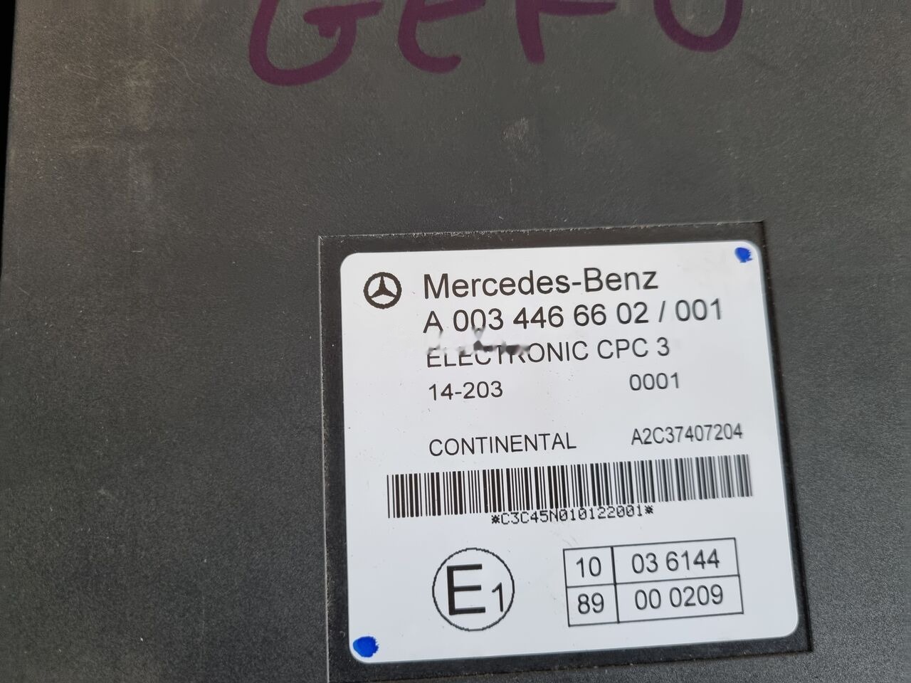 Блок управления для Грузовиков Continental ELECTRONIC CPC 3 A 0044465602   Mercedes-Benz ACTROS MP4 EURO 6: фото 8