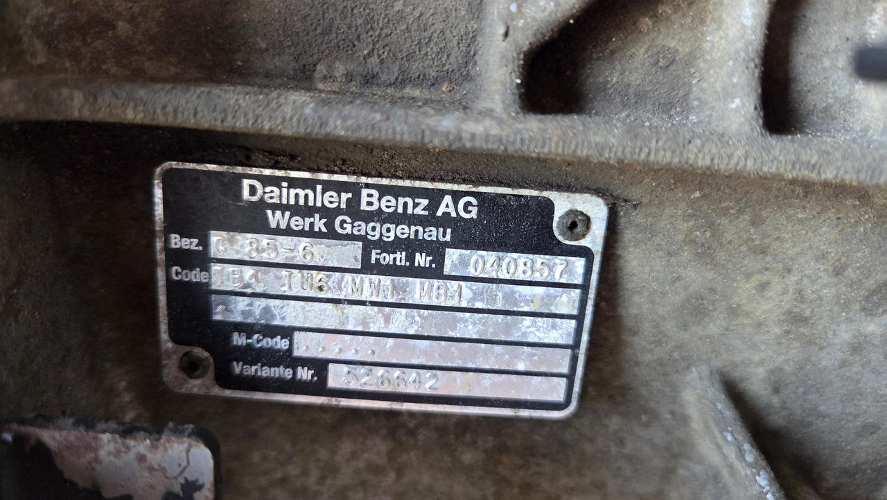 MERCEDES-BENZ GEARBOX G 85-6 - Коробка передач: фото 2 MERCEDES-BENZ GEARBOX G 85-6 - Коробка передач: фото 2