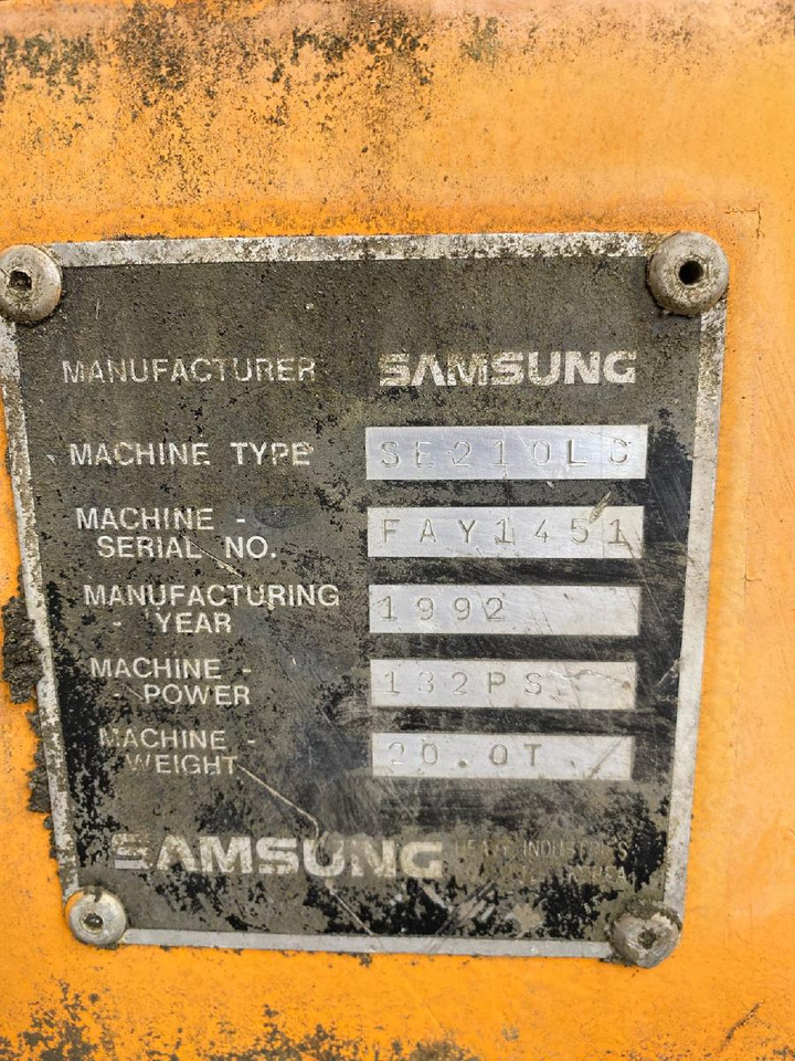 Кабина для Строительной техники Samsung SE 210: фото 6 Кабина для Строительной техники Samsung SE 210: фото 6