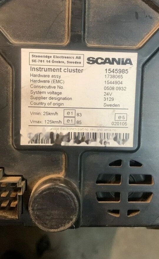 Scania Zegary Liczniki R 1545985 1738065 1544904 1545985 Scania truck - Приборная панель для Грузовиков: фото 2 Scania Zegary Liczniki R 1545985 1738065 1544904 1545985 Scania truck - Приборная панель для Грузовиков: фото 2