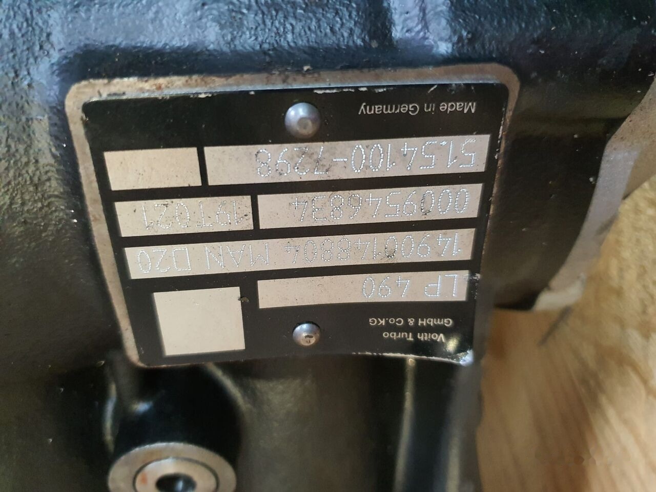 Voith 51.54100-7298 MAN Trucks truck - Пневмокомпрессор для Грузовиков: фото 3 Voith 51.54100-7298 MAN Trucks truck - Пневмокомпрессор для Грузовиков: фото 3