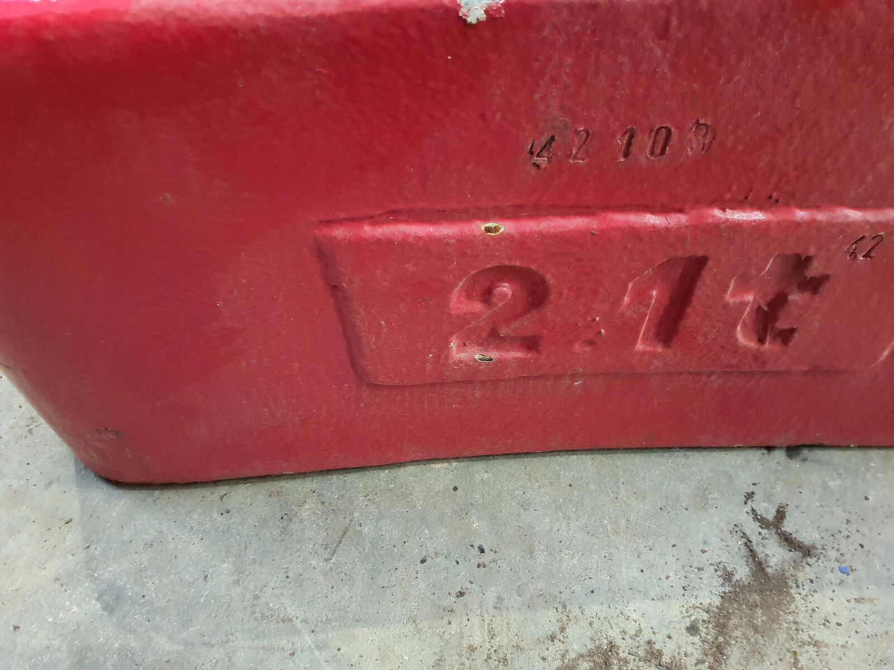 Противовес для Мобильных кранов FAUN ATF 50G-3 counterweight 2,1 ton: фото 6