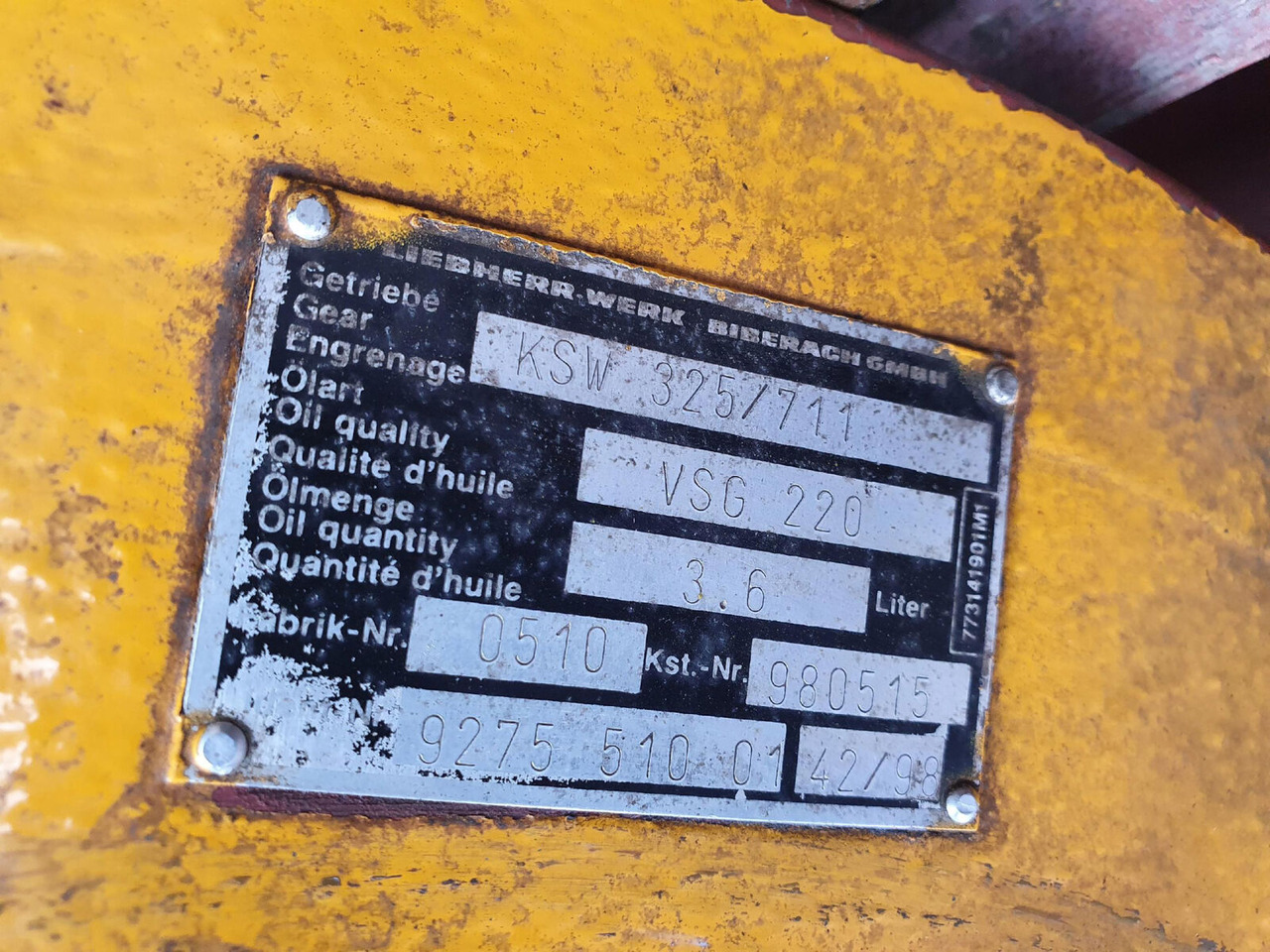 Liebherr LTM 1050-1 winch - Лебёдка для Мобильных кранов: фото 5 Liebherr LTM 1050-1 winch - Лебёдка для Мобильных кранов: фото 5