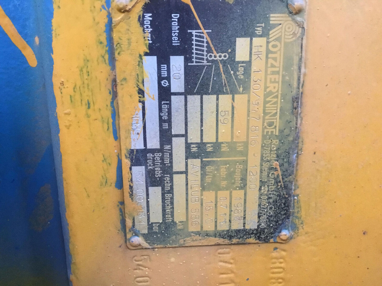 Liebherr Liebherr LTM 1070 winch - Лебёдка для Мобильных кранов: фото 5 Liebherr Liebherr LTM 1070 winch - Лебёдка для Мобильных кранов: фото 5