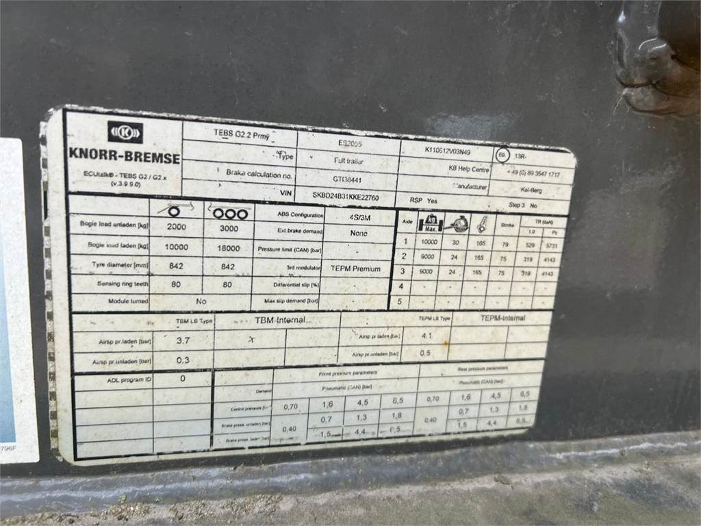 Прицеп мультилифт/ Бункеровоз Kel-Berg T420 - 6,5 - 7,0 mtr. container: фото 20