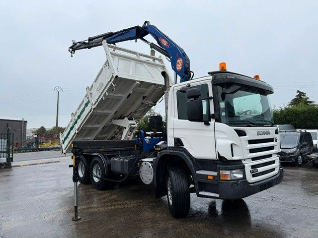 Scania PRT 380. 6x4. Kipper + Kran PM 16 Funk. Klima. - Самосвал, Автоманипулятор: фото 2 Scania PRT 380. 6x4. Kipper + Kran PM 16 Funk. Klima. - Самосвал, Автоманипулятор: фото 2