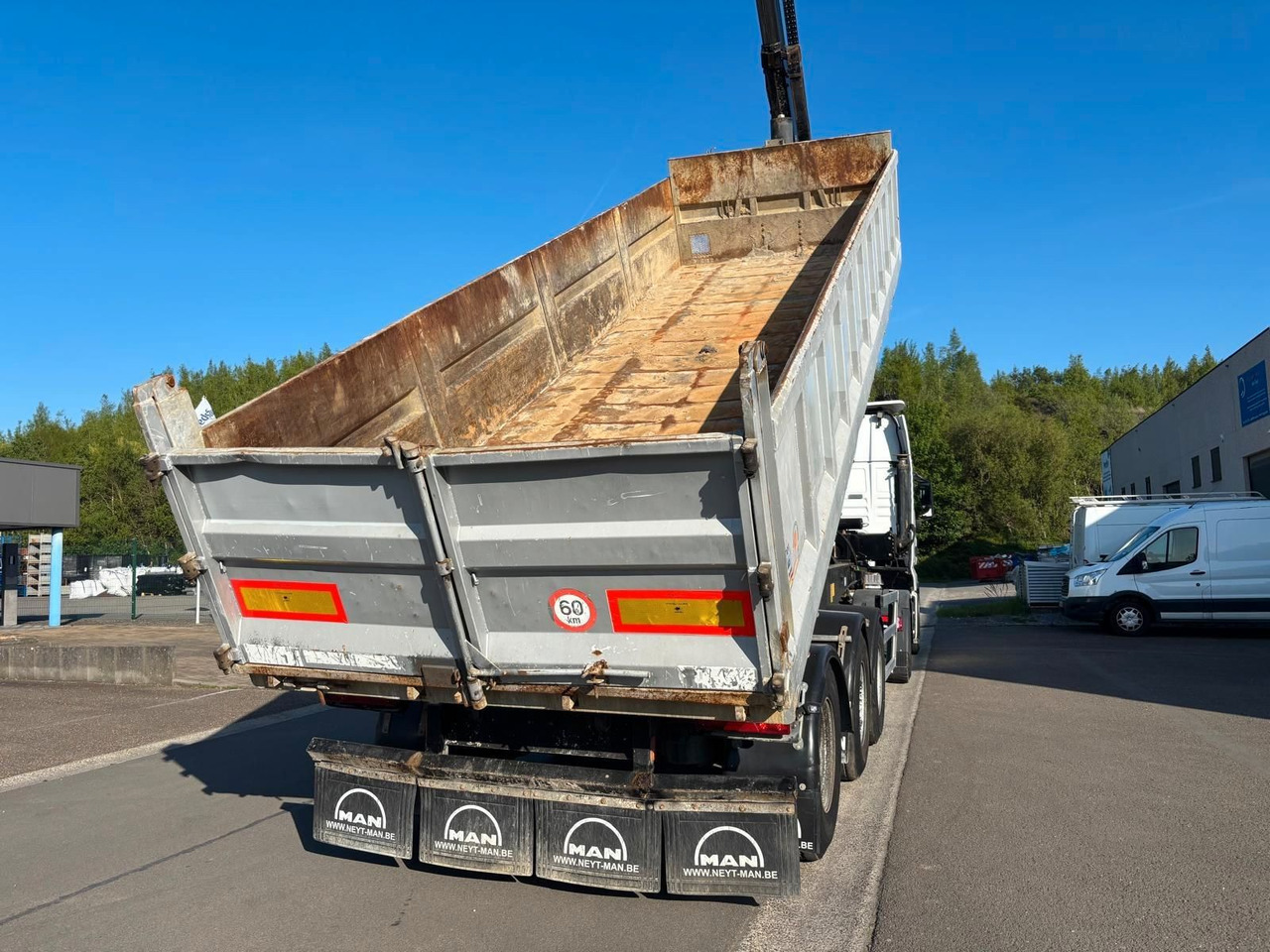 Самосвальный полуприцеп Turbo's Hoet Kipper. 3 Achsen.: фото 8