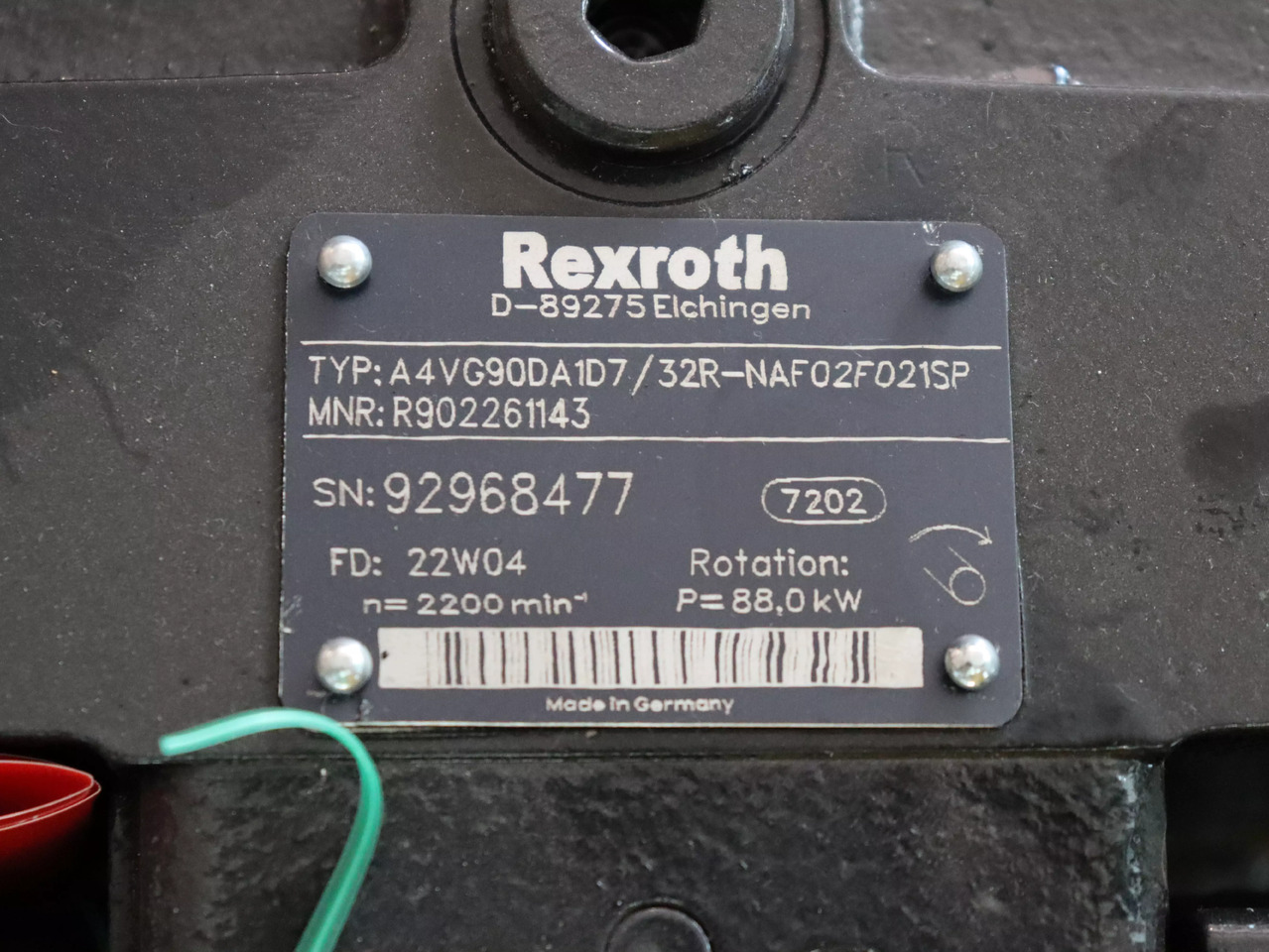 REXROTH A4VG90DA1D7/32R-NAF02F021SP-S - Гидравлический насос для Погрузочно-разгрузочной техники: фото 3 REXROTH A4VG90DA1D7/32R-NAF02F021SP-S - Гидравлический насос для Погрузочно-разгрузочной техники: фото 3